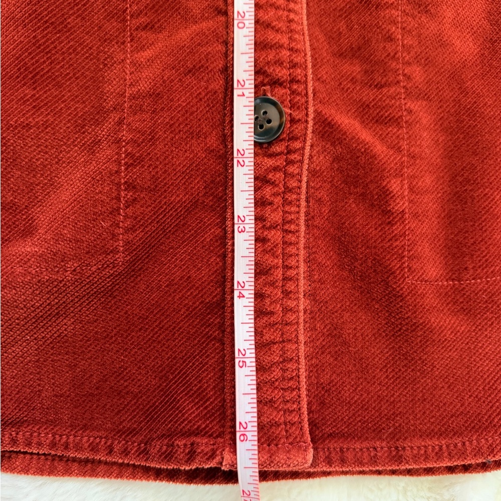 Madewell Corduroy Twill Oversized Shirt Jacket - Stained Mahogany- Large - Picture 6 of 16